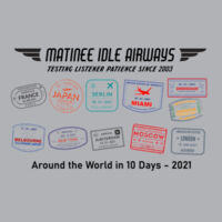 idle airways 2021 (transparent) - Women's V-Neck Design